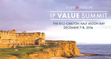 CEO David R. Jarczyk To Present at the Duff & Phelps 2016 IP Value Summit