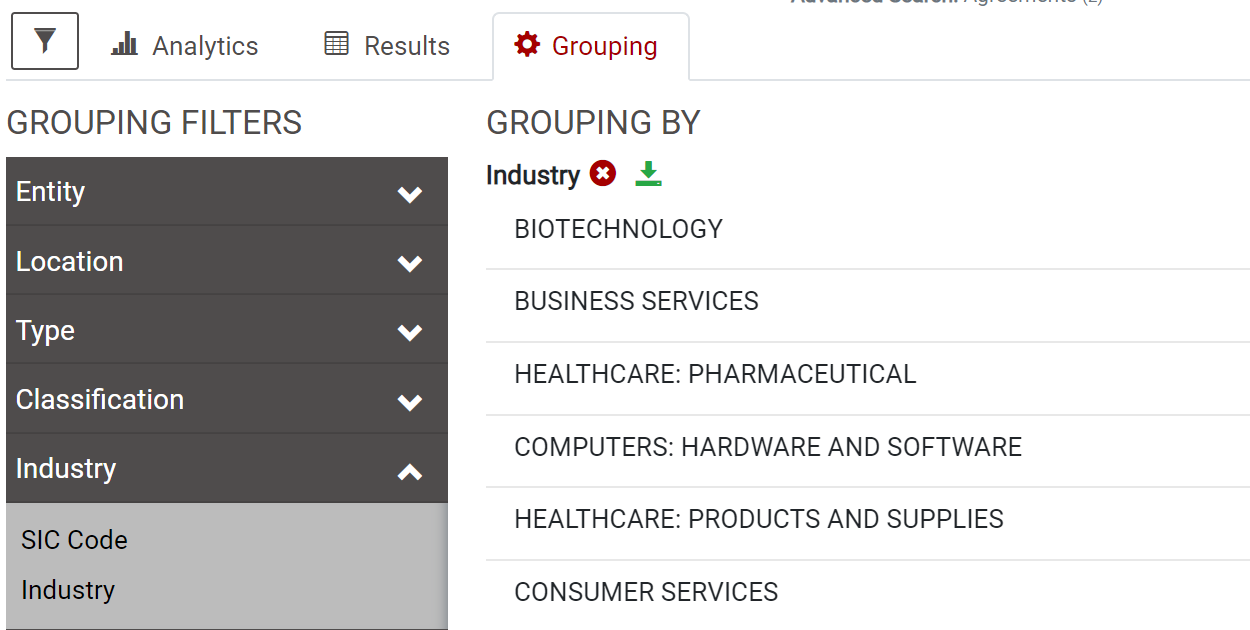 ktmine agreement data grouping