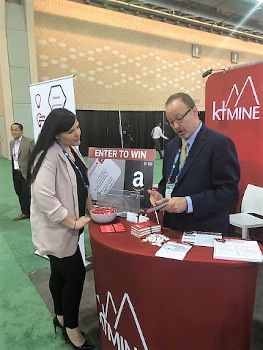 ktMINE booth at BIO International 2019