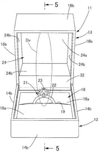 Patent WO2019215809A1, Jewelry box. Source: ktMINE Patent Application