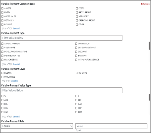 Filter options benchmark app