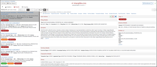 intangibles dashboard