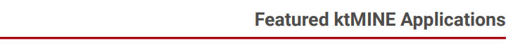 ktMINE featured apps