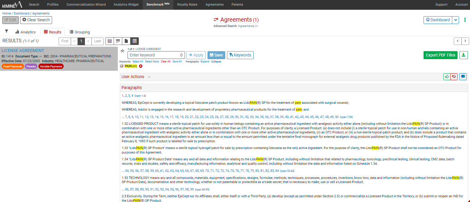 AID Search Benchmark Paragraph View