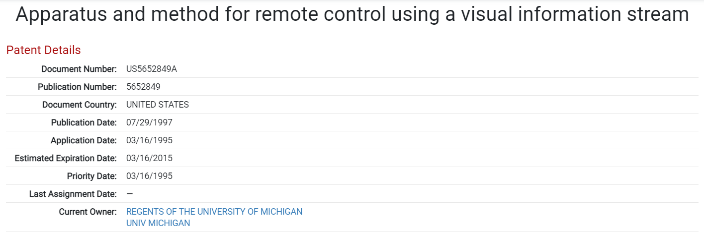 Pride patent data