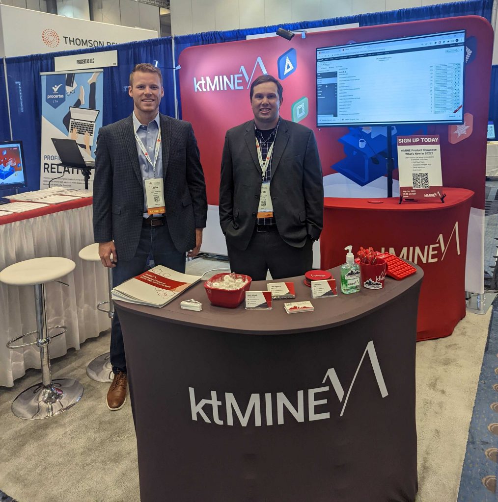 Brett and Jake at the ktMINE booth