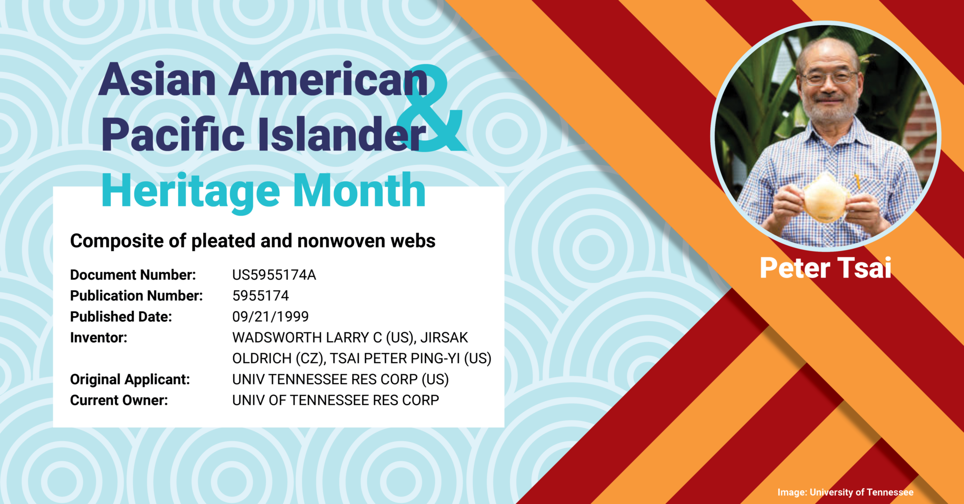 Peter Tsai Asian American and Pacific Islander Heritage Month