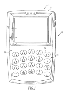 BlackBerry Limited v. Facebook, Inc. patent drawing