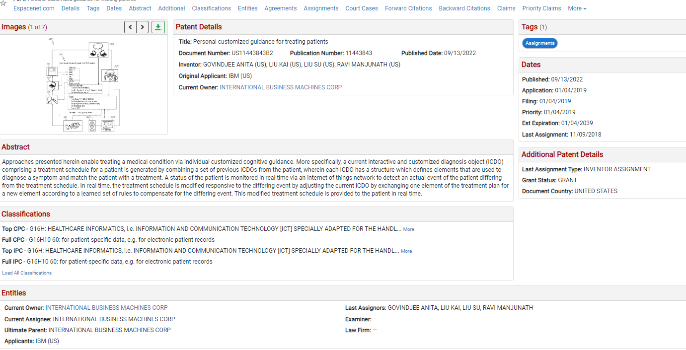 IBM AI Patent