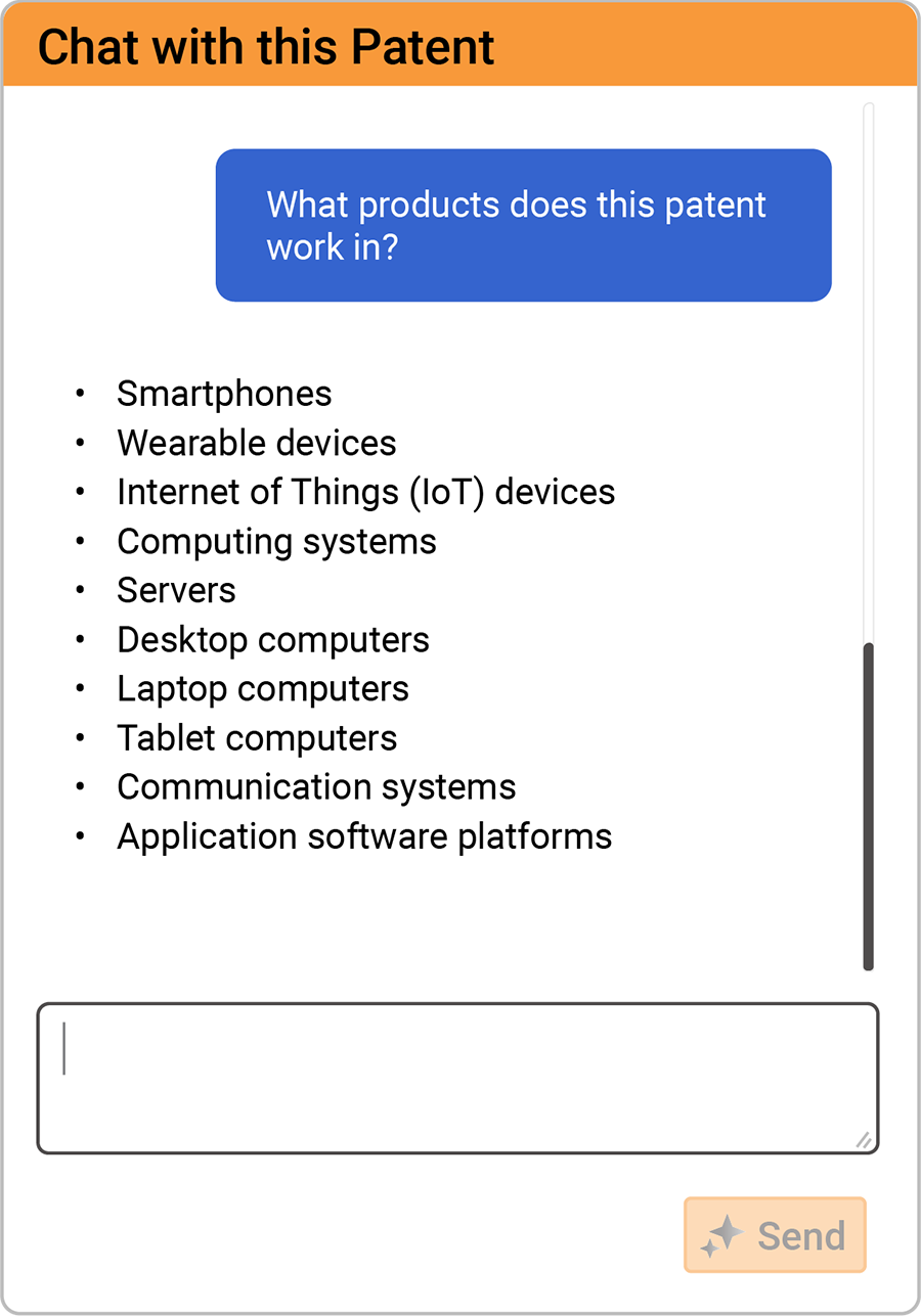 ktMINE AI-Chat with a patent image